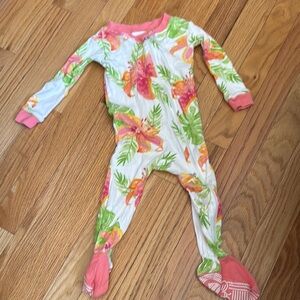 Burt's Bees Baby Tropical Floral Footie